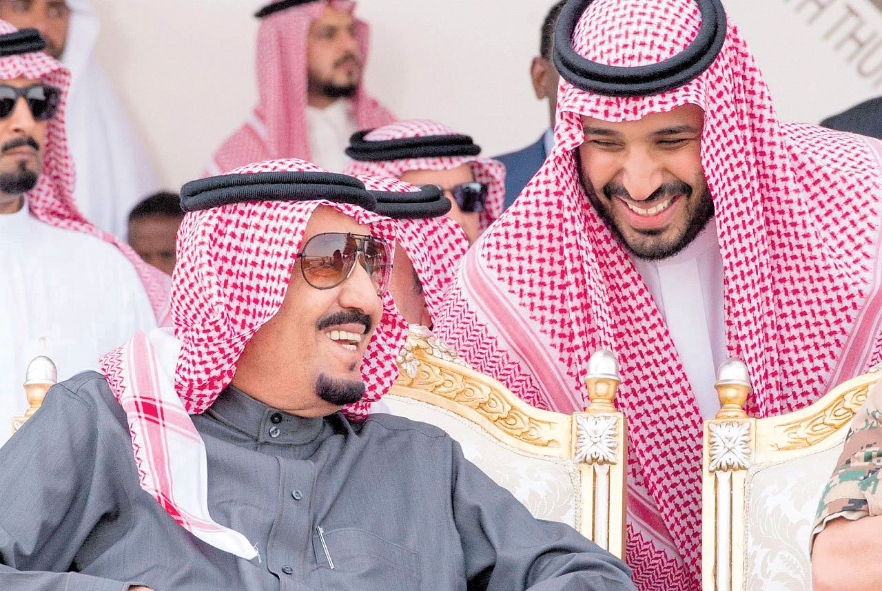 الملك سلمان والأمير محمد بن سلمان