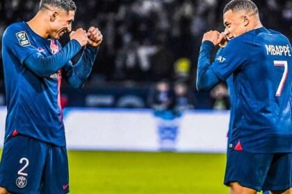 مبابي وأشرف حكيمي