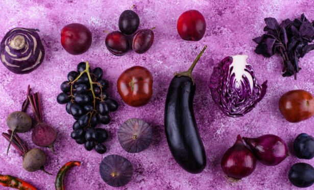 الخضروات والفواكه البنفسجية