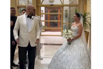 حاتم صلاح يحتفل بزفافه