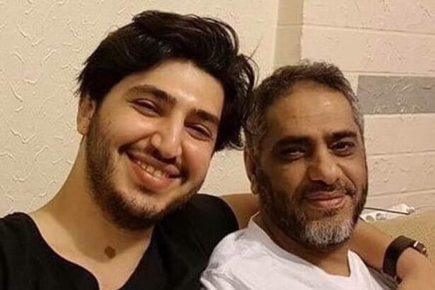 فضل شاكر وابنه