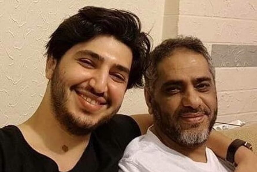 فضل شاكر وابنه