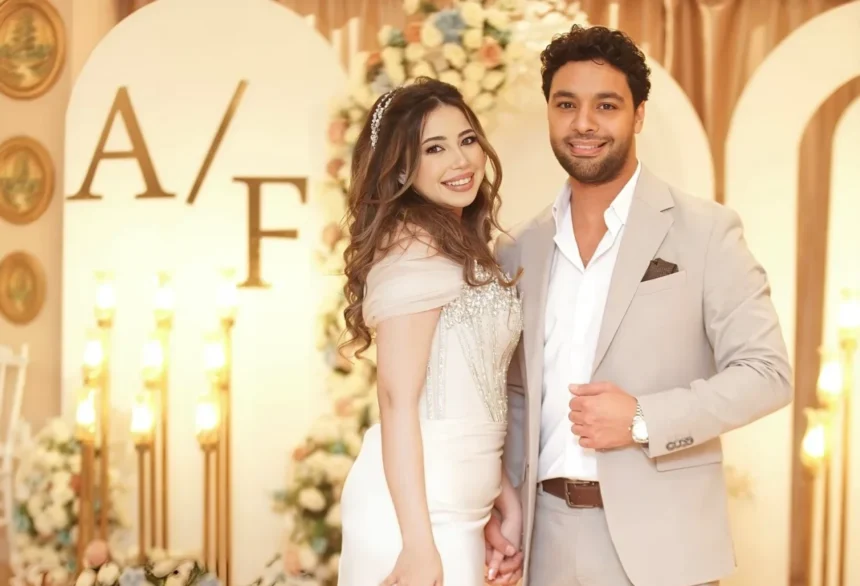 عروسة المطرب أحمد جمال
