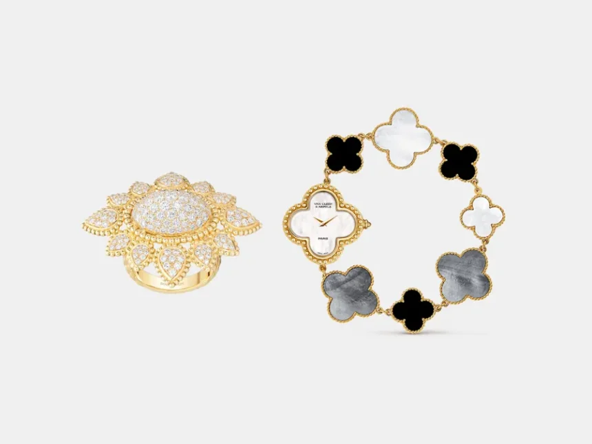 تنسيق المجوهرات مع العباية