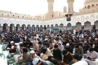 مائدة الإفطار في الأزهر