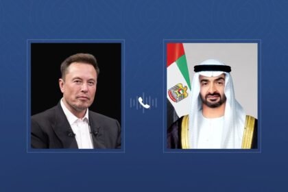 رئيس الدولة يتلقى اتصالاً هاتفياً من إيلون ماسك